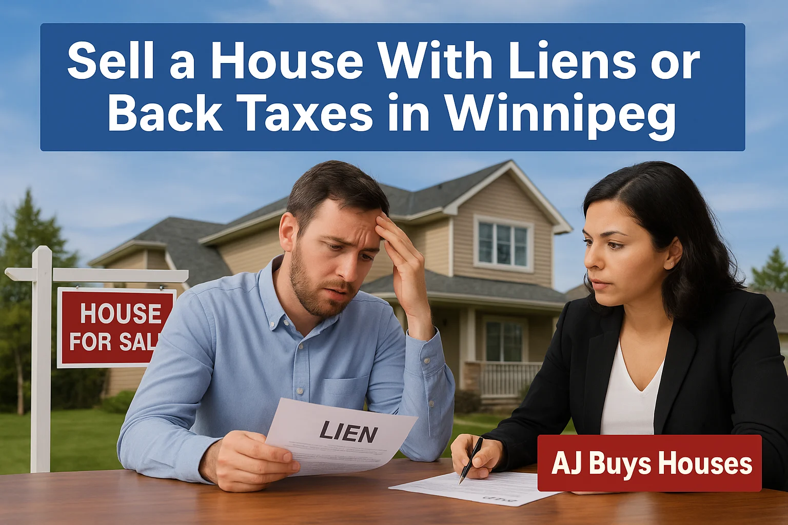 Sell a House With Liens or Back Taxes in Winnipeg Sell a house with liens or back taxes in Winnipeg