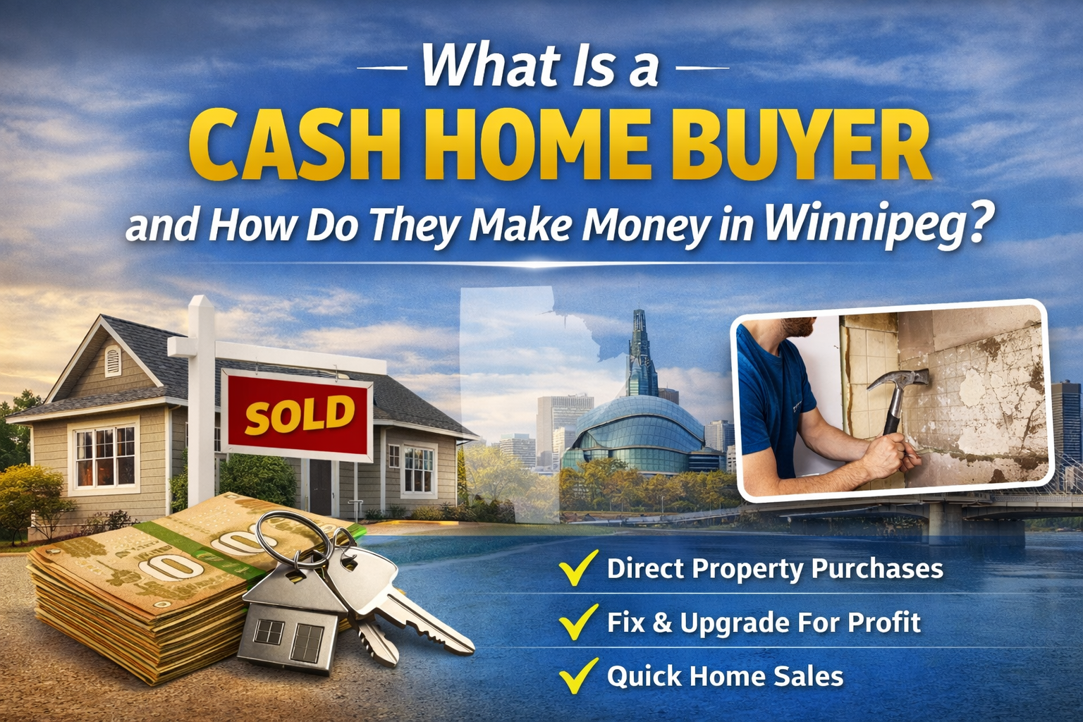 What Is a Cash Home Buyer and How Do They Make Money in Winnipeg? Cash Home Buyer in Winnipeg: