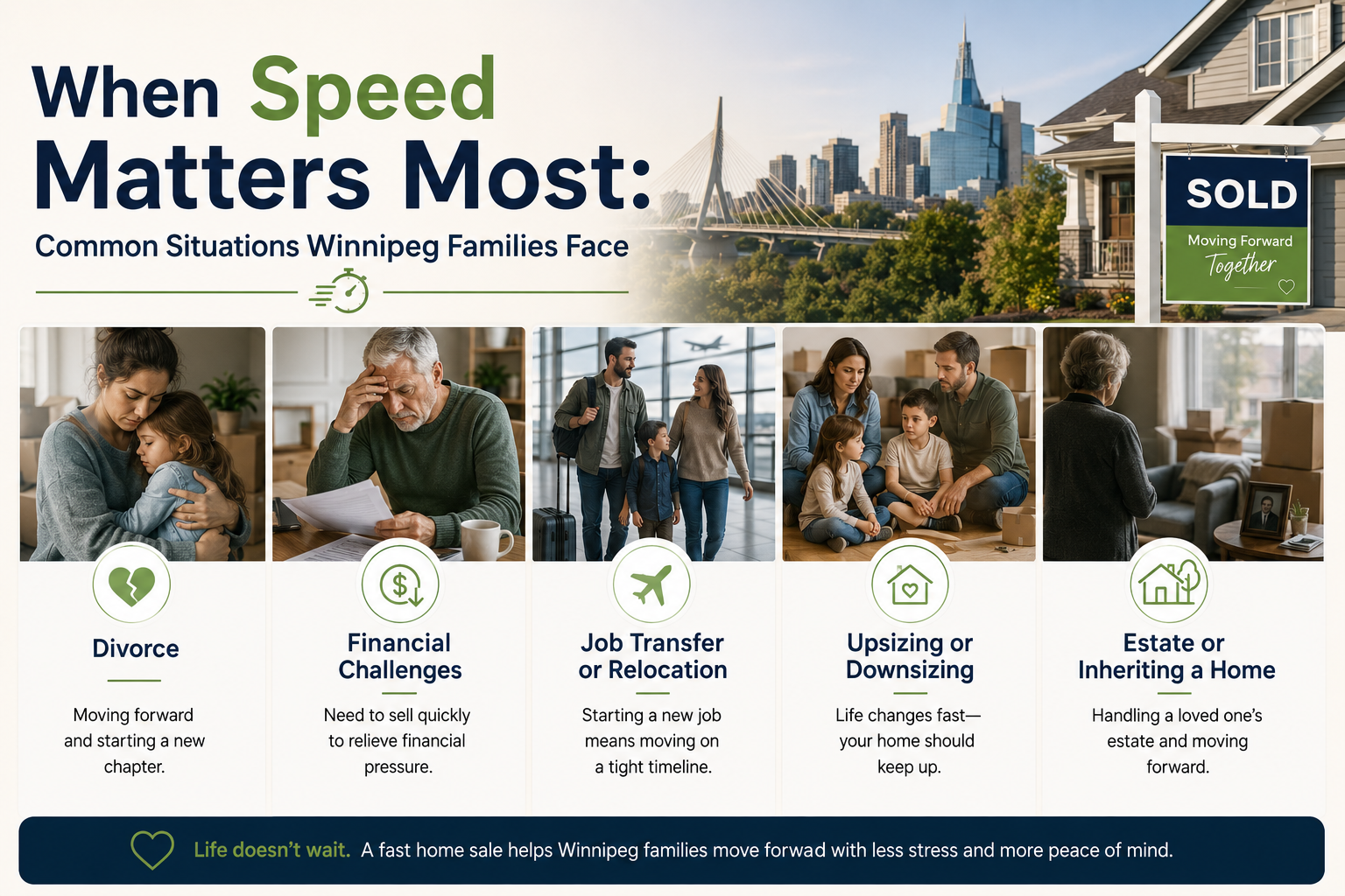 How Fast Home Sales Help Winnipeg Families Move Forward When Speed Matters Most Common Situations Winnipeg Families Face