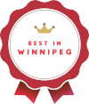 AJ Buys Houses Best in Winnipeg badge