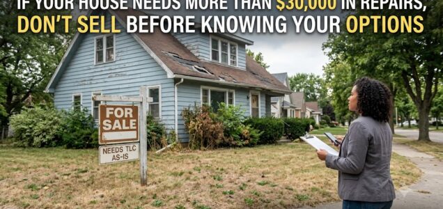 If Your House Needs More Than $30,000 in Repairs, Don't Sell Before Knowing Your Options