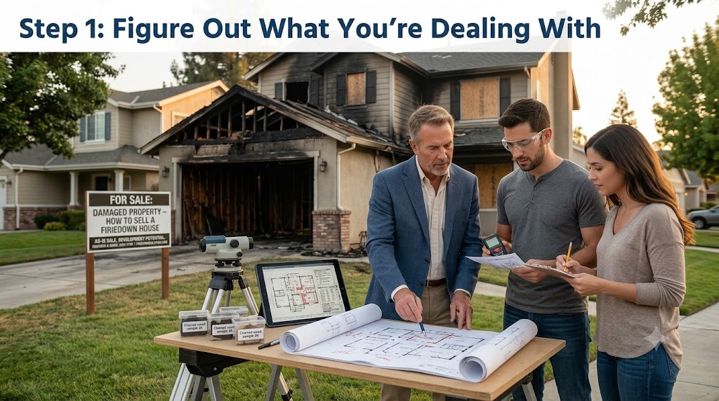 How to Sell a Firedown House Step 1: Figure Out What You're Dealing With