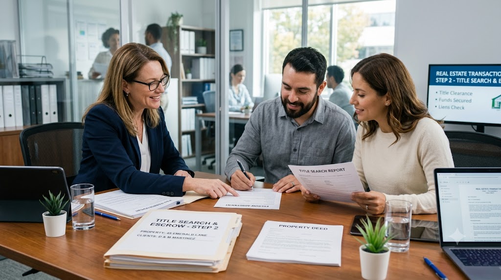 What Happens After You Accept a Cash Offer on Your House? Step 2: Title Search and Escrow