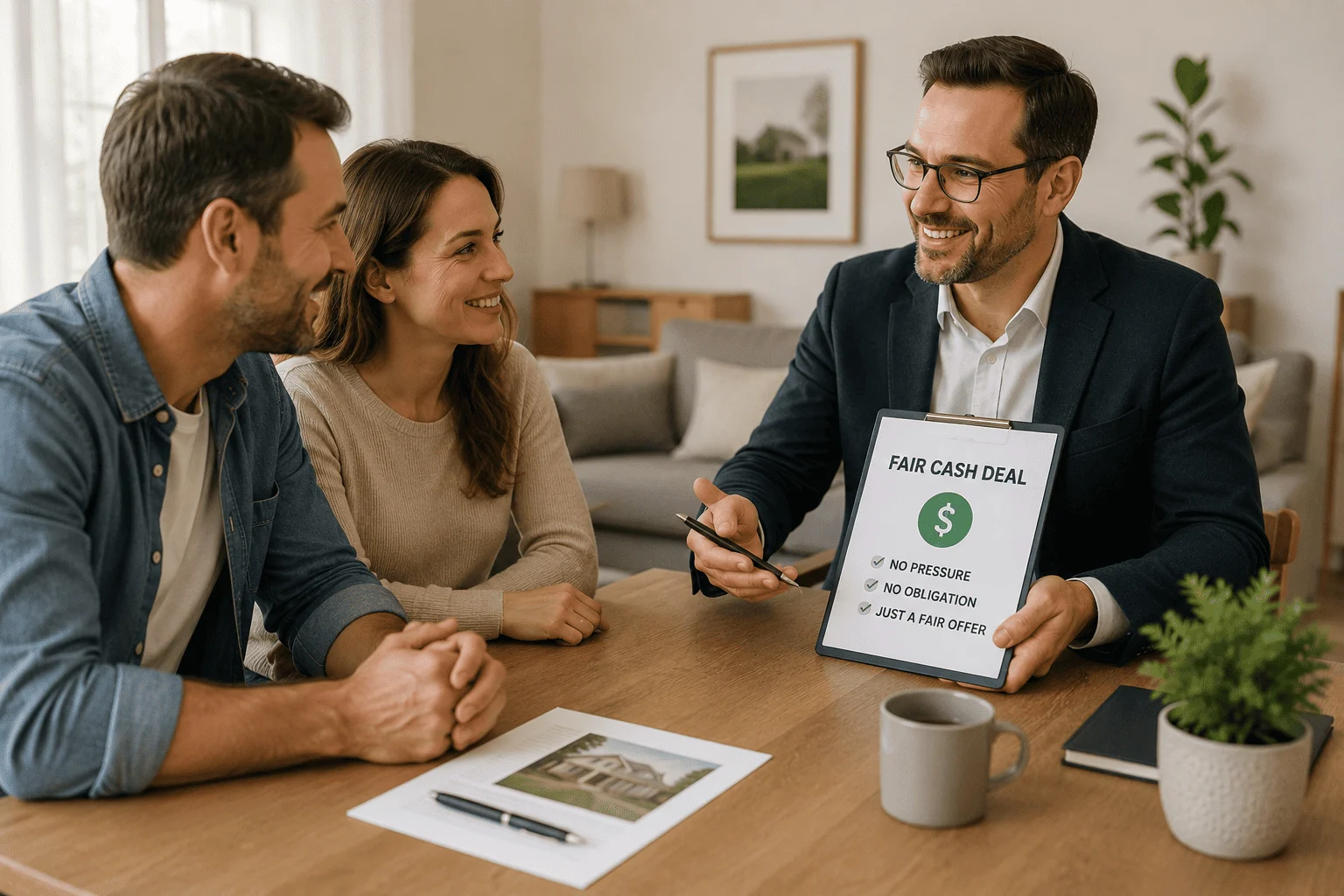 Fair cash offer for a house
